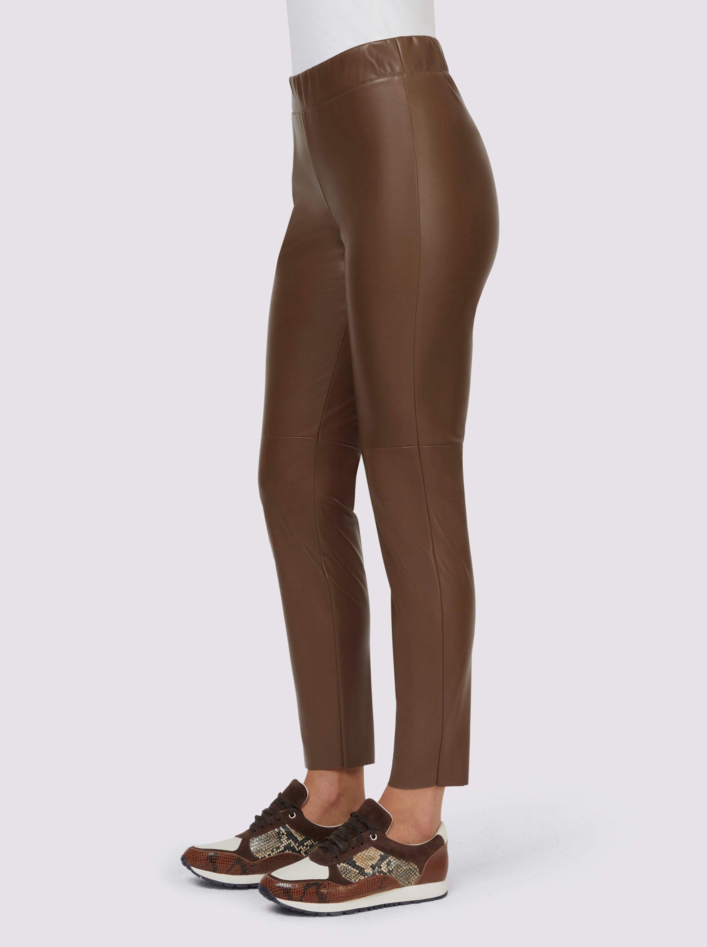 Lederimitat-Leggings