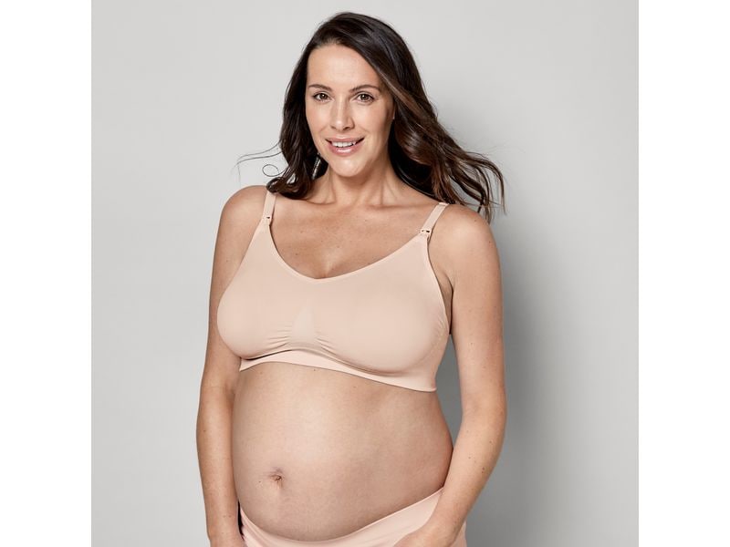 MEDELA Still-BH Keep Cool Ultra Beige Gr. L Atmungsaktiver Schwangerschafts- und Still-BH