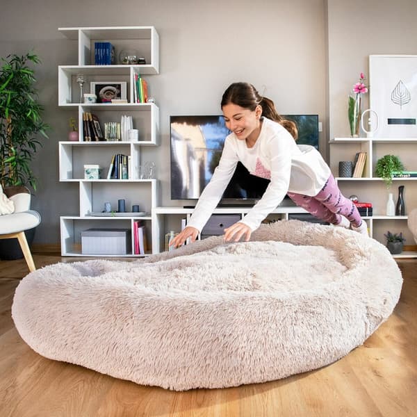 Hundeseng for mennesker | Human Dog Bed XXL InnovaGoods Beige