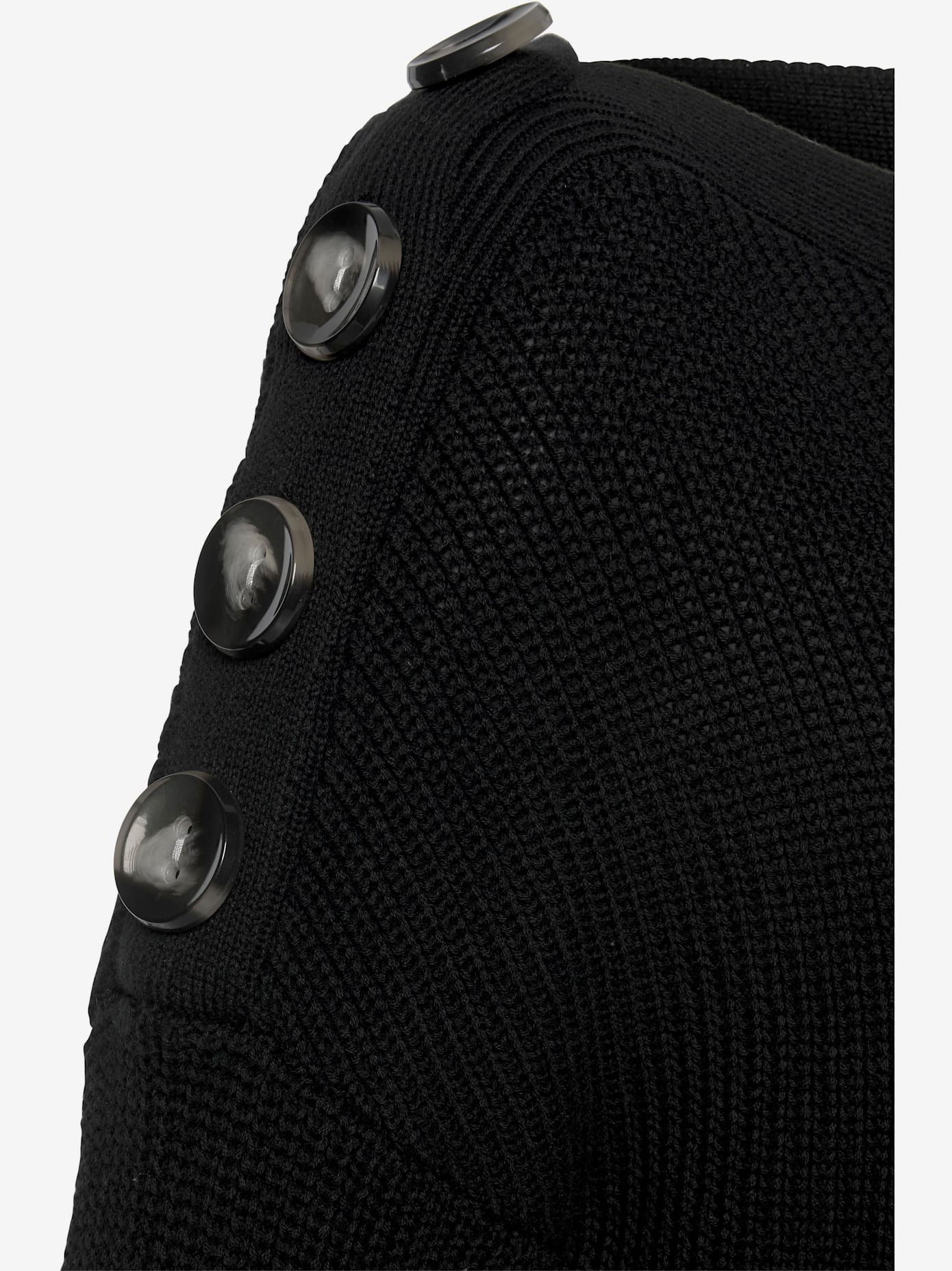 Pull en tricot élégant, boutons décoratifs