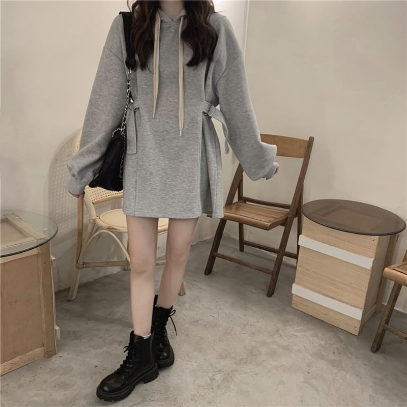 RONIN - Effen mini hoodiejurk