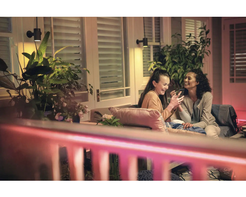 Philips hue LED strip lightstrip voor buiten IP67 RGBW 37,5W 1600 lm L 5 m - compatibel met alle SMART HOME van hornbach