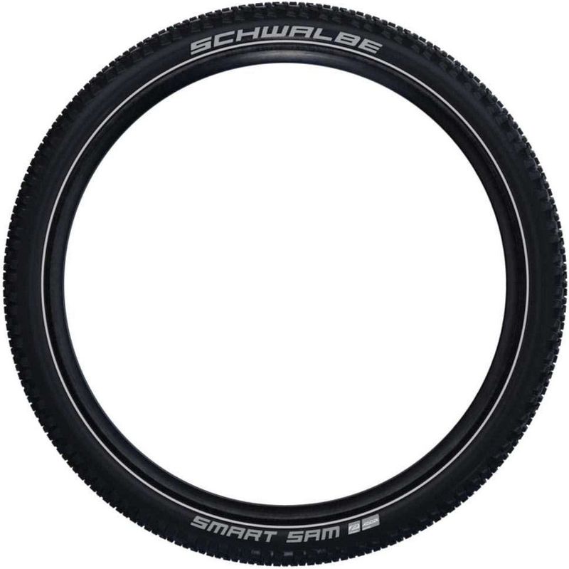 Buitenband Schwalbe Smart Sam Plus DD/GreenGuard 29 x / 57 622mm zwart met reflectie