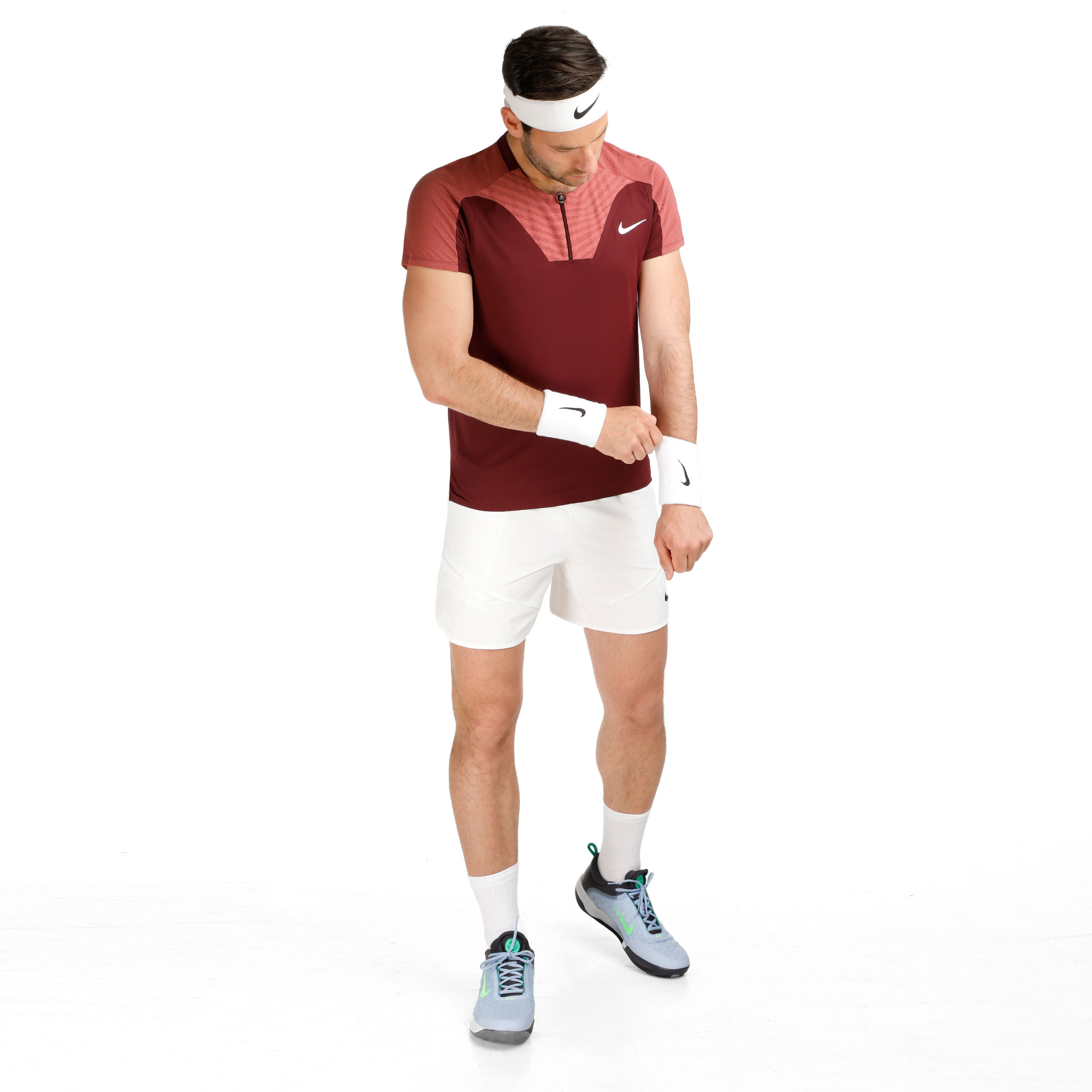 Nike Dri-Fit Advantage 7in Shorts Hommes - Blanc