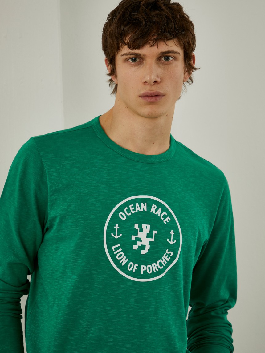 Camisola manga comprida com estampado
