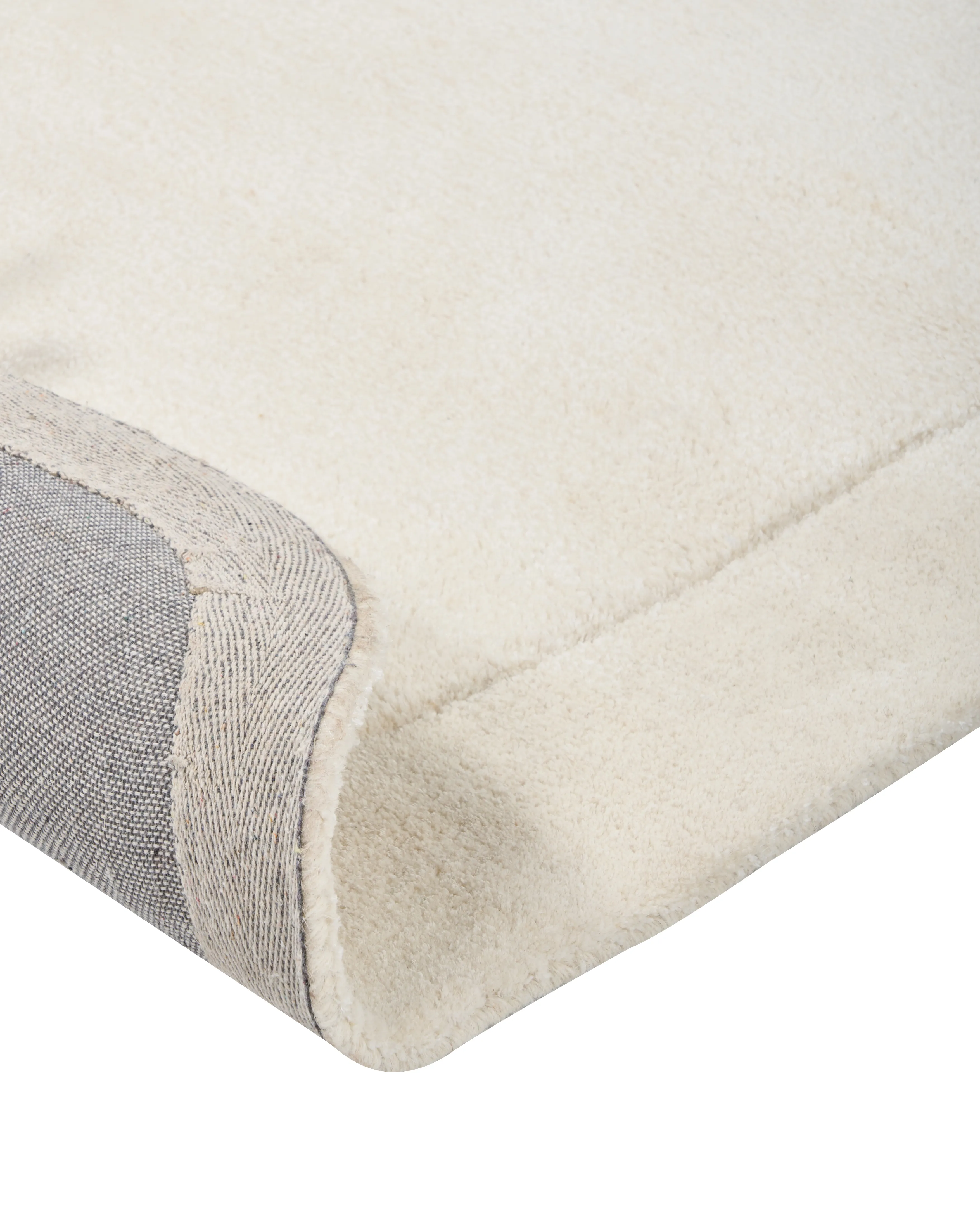 Vloerkleed BERANI Lichtbeige 80 x 250 cm Viscose