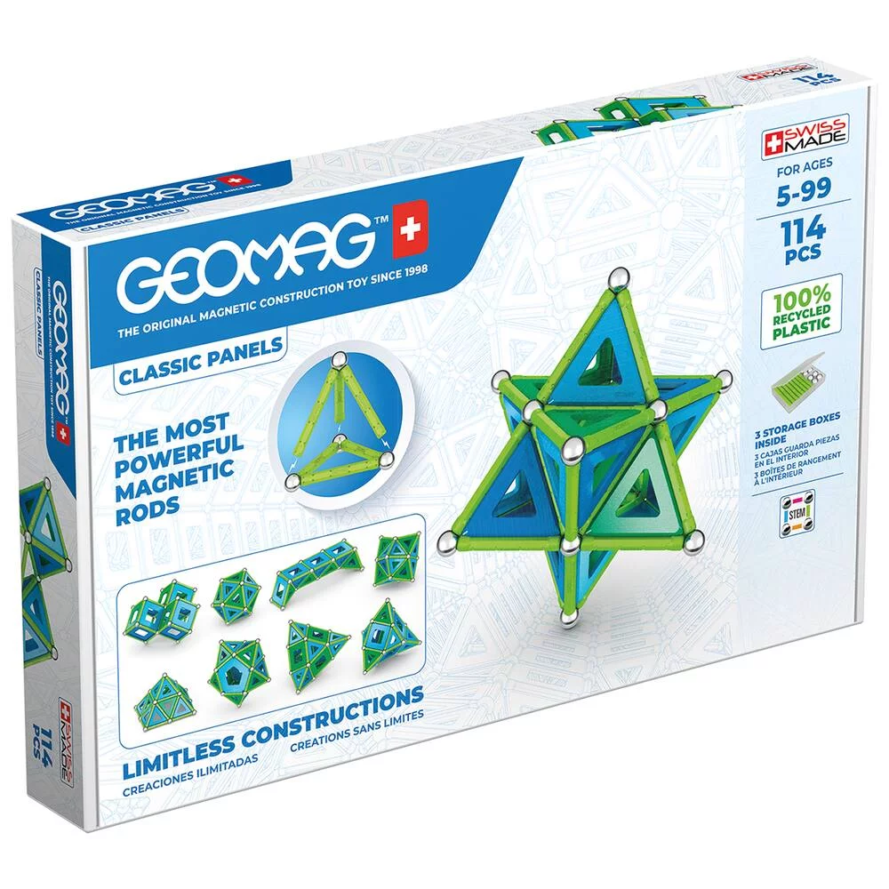 GEOMAG ECOFRIENDLY 114 PIECES PANELS
