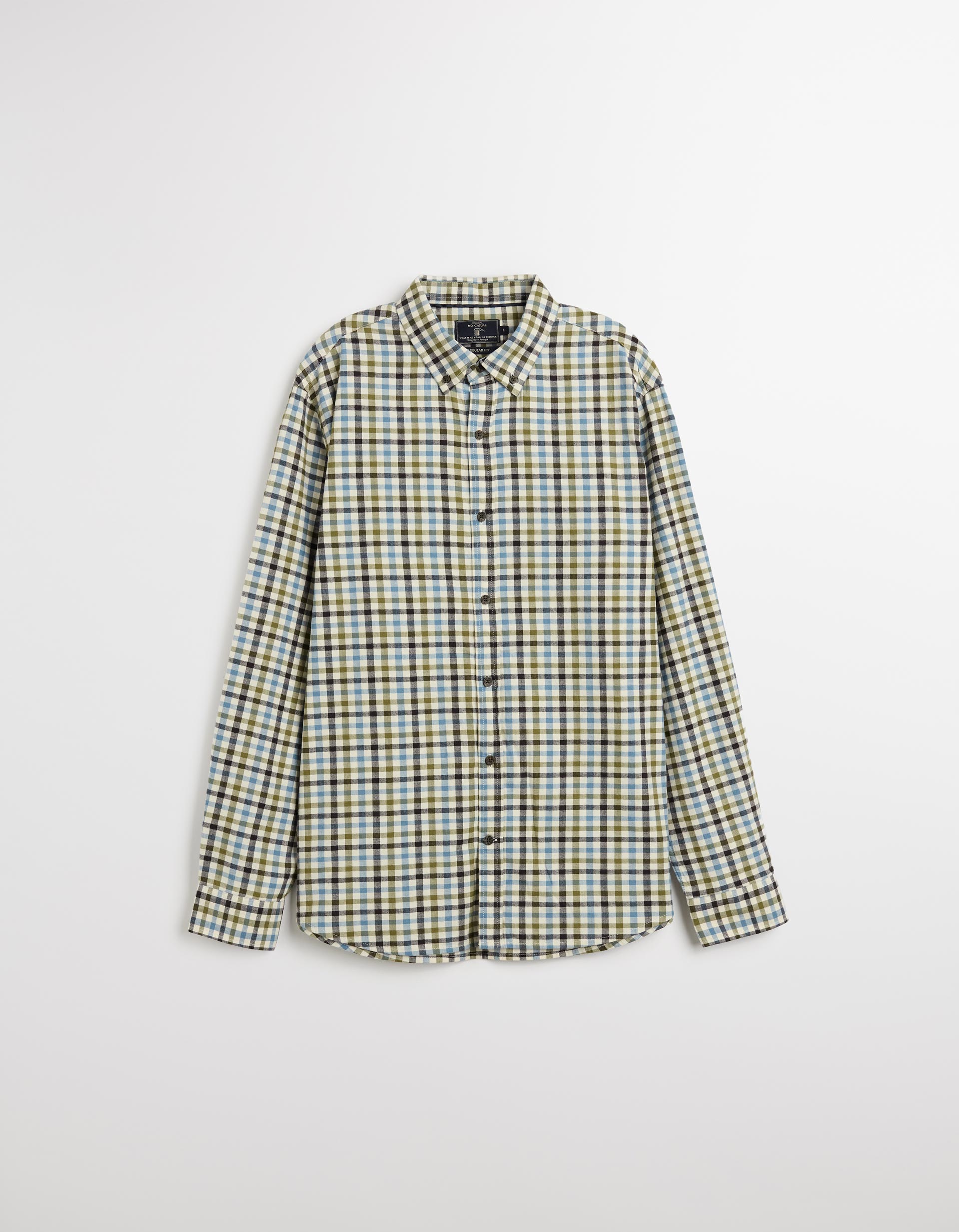 Camisa de Xadrez, Homem, Verde