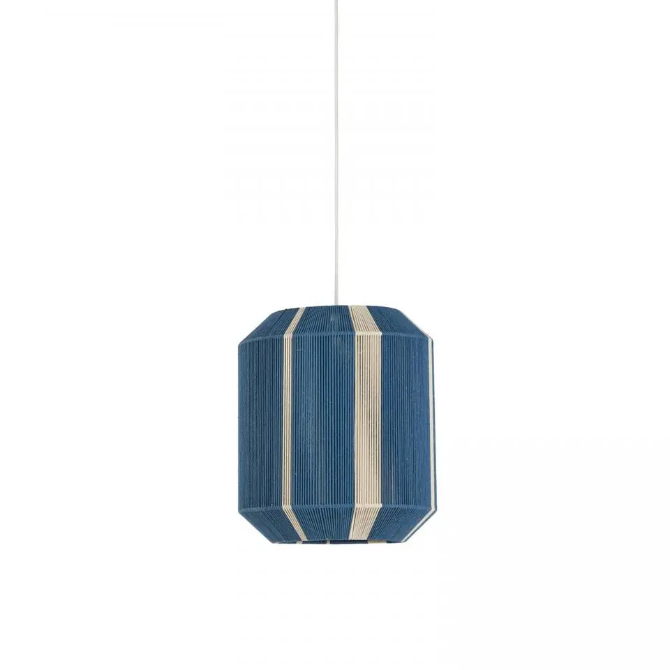Light & Living - Kozana hanglamp Ø36x43 cm - blauw crème