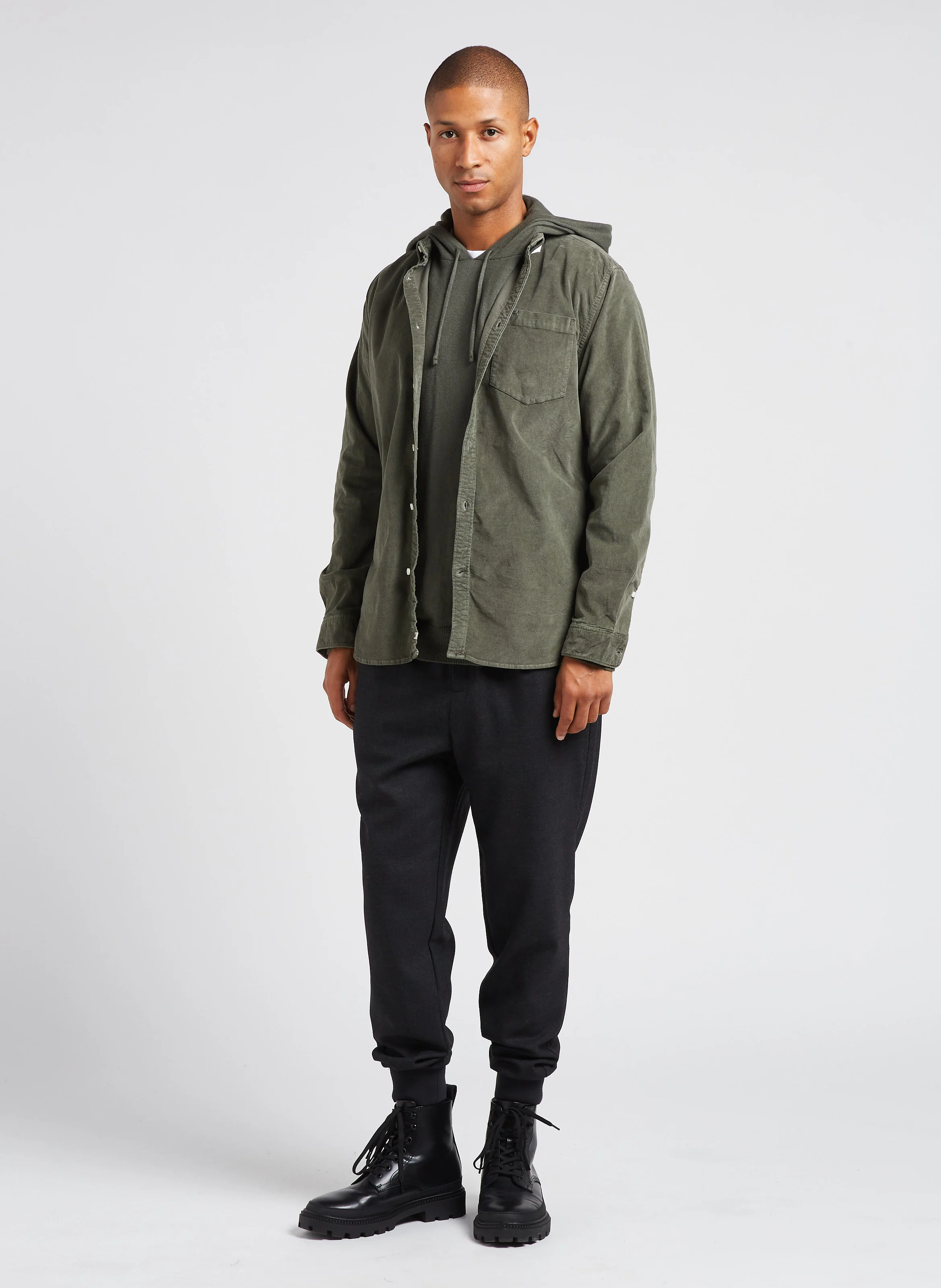 Pantalon jogging relaxed slim-fit| Noir