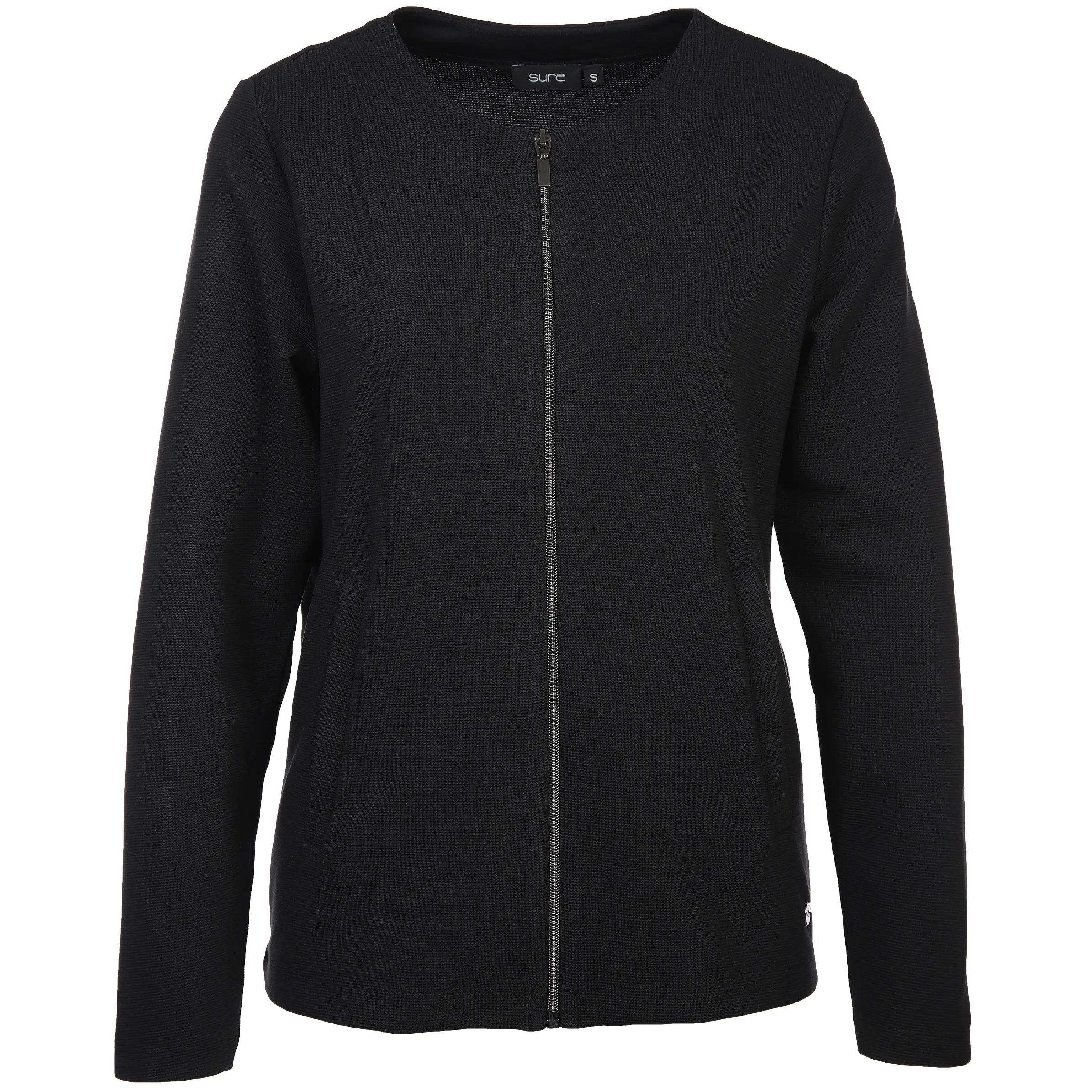 Damen Cardigan in Ottoman-Rippe