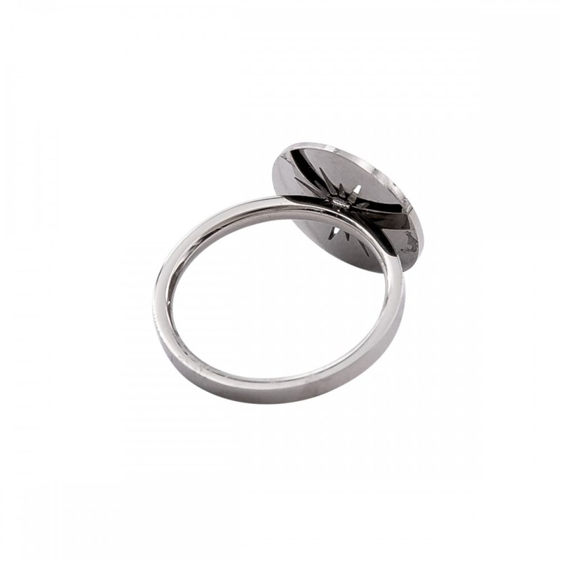 Bague Femme Acier Argentée