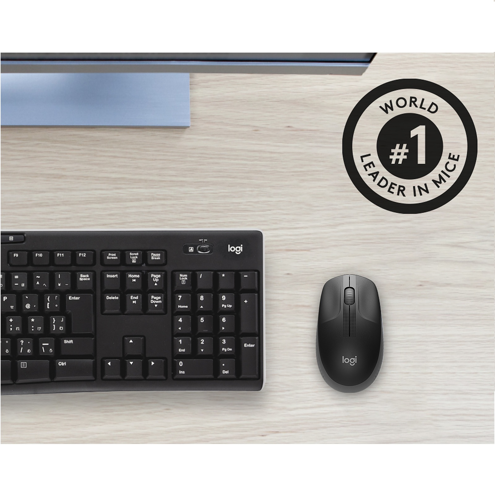 Logitech Souris M190 Capteur optique 1000 dpi