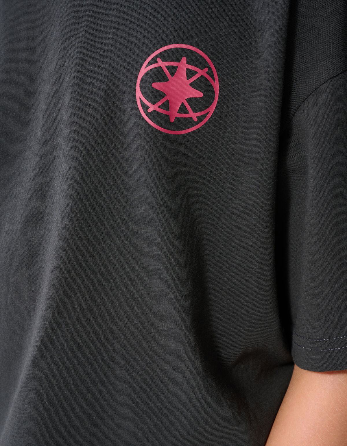 London Artwork T-shirt Donkergrijs