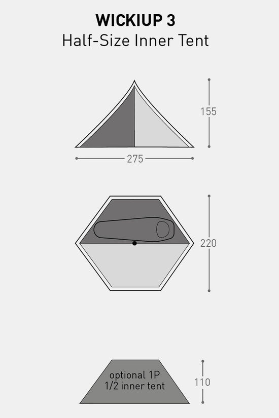 Bach Bach Half Size Innertent Wickiup 3 Tipi