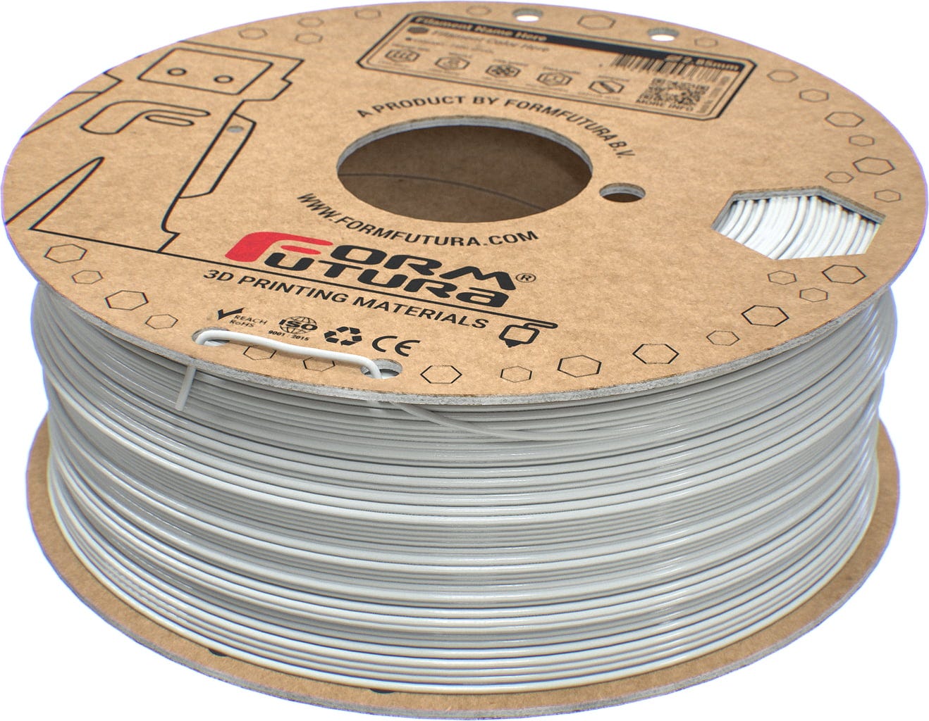 FormFutura  AthenaX Traffic White, 1,75 mm / 1000 g    High Performance PCTG Filament mit hoher Transparenz in Traffic White