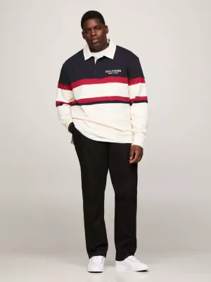 Camisa de rugby Plus Hilfiger Monotype com blocos de cores