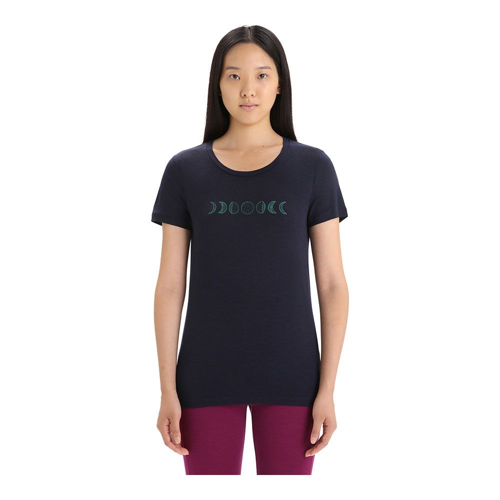 Icebreaker TECH LITE II - Tee-shirt Femme midnight navy