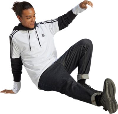 Adidas SportswearEssentials Single Jersey 3-Stripes Tee - weiß