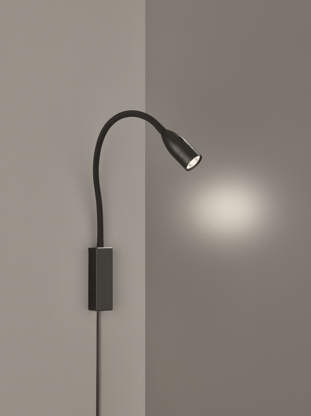 LED-Wandspot flex STEN - schwarz matt - dimmbar - 61 cm