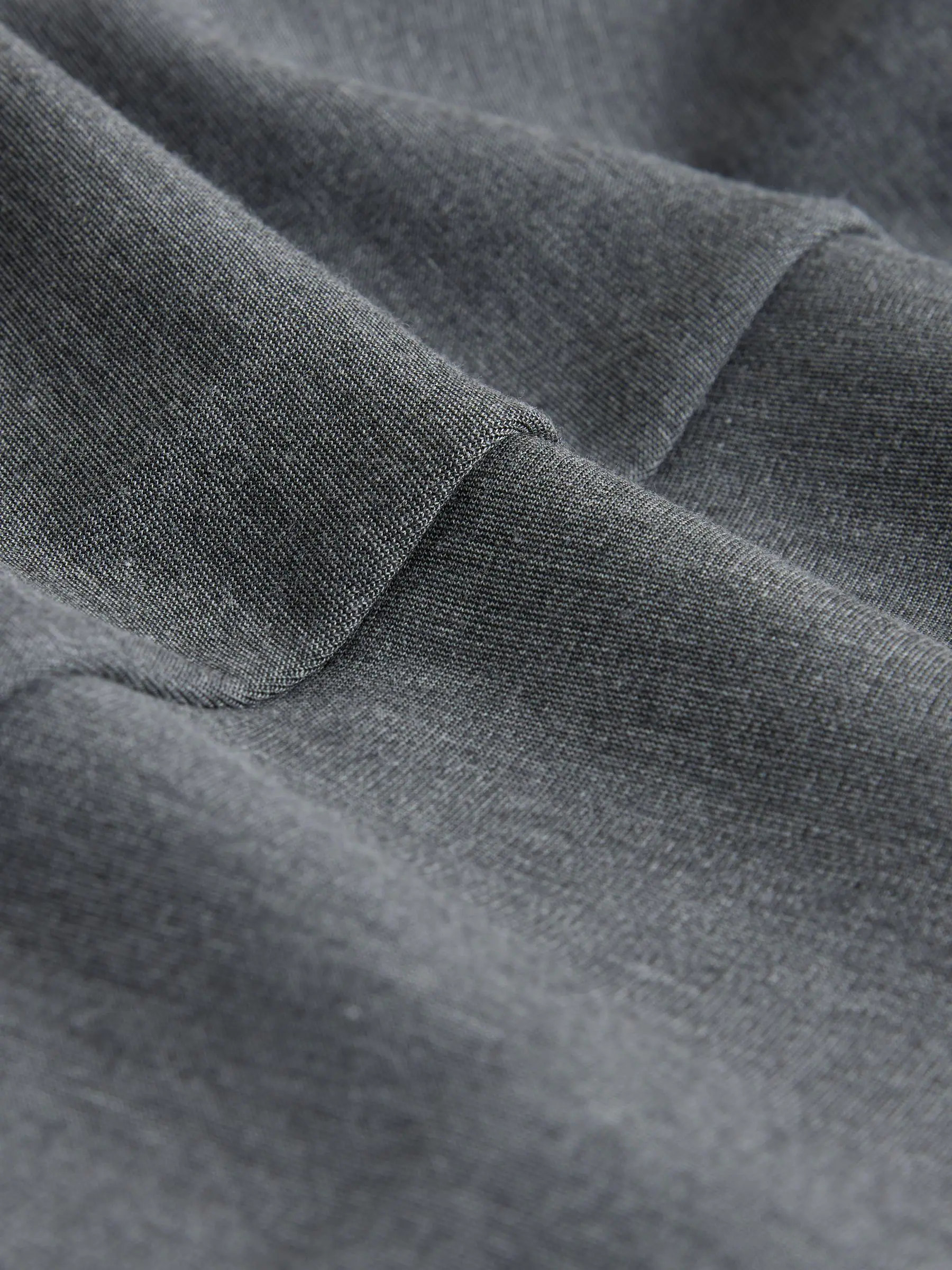 Grijs - Mini Jersey Pleated Skirt