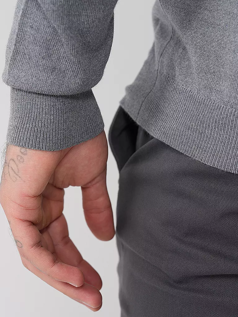 ROY ROBSON Rollkragenpullover grau