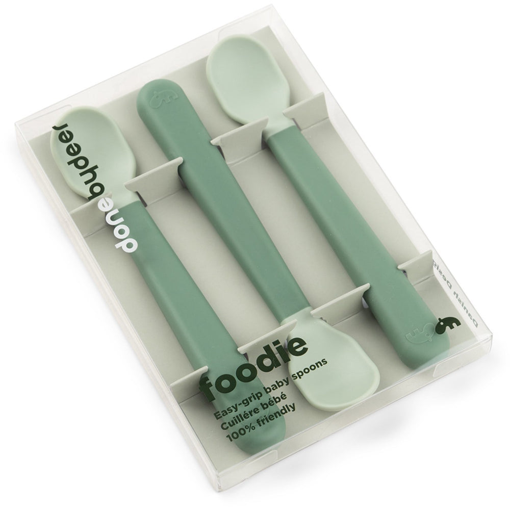 Køb DonebyDeer Foodie Easy-Grip Babyske 3-Pak Grøn