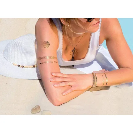 Avery Zweckform Z-Design - Trend Tattoos A5 Indian silber 1 Bogen