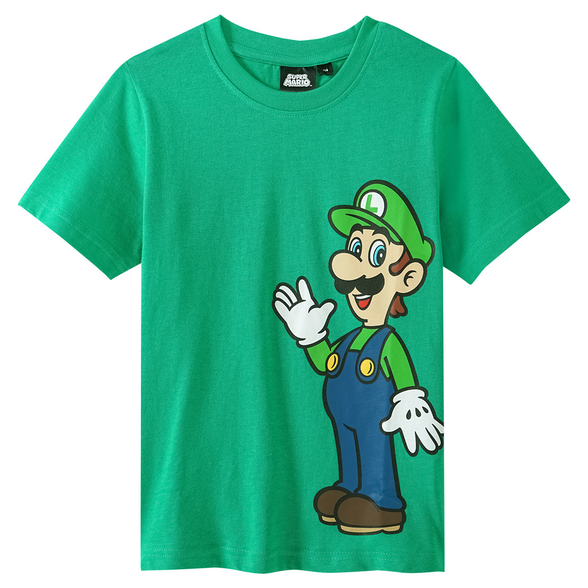 Topolino Super Mario T-Shirt mit Print grün