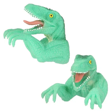 Depesche Dino World Fingerpuppe, 1 Stück, 4-fach sortiert