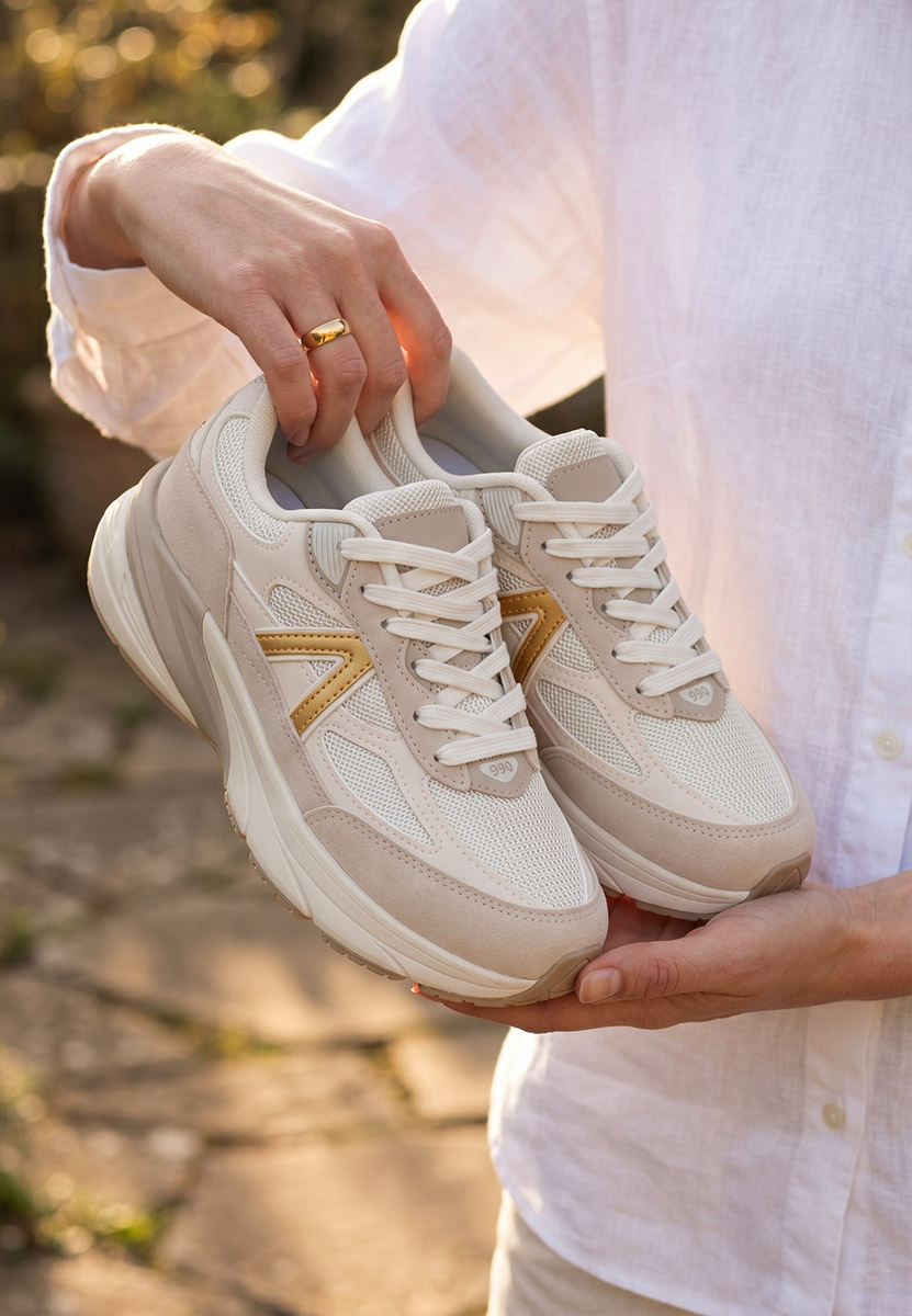 Baskets pour femme kaki Sidonya
