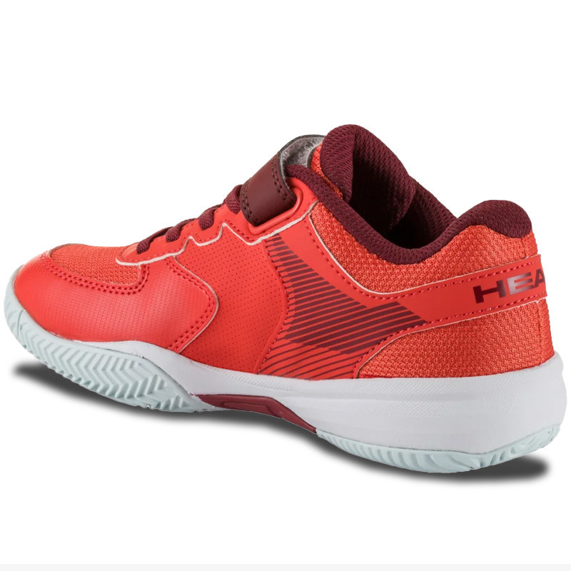 Head Sprint Velcro 3.0 rouge - Chaussures tennis enfant à scratch