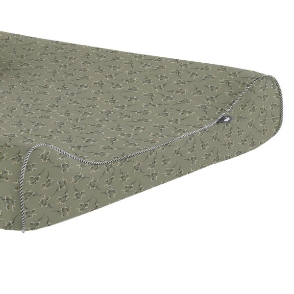Mies & Co Daisies Waskussenhoes - Teagreen