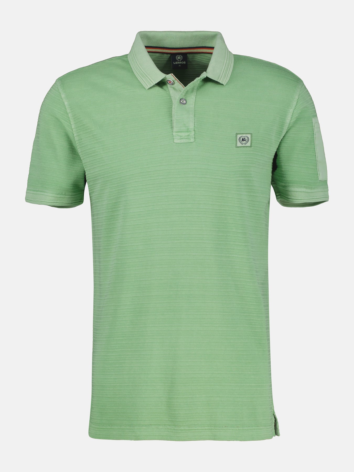 Tonal-gestreiftes Poloshirt für Herren
