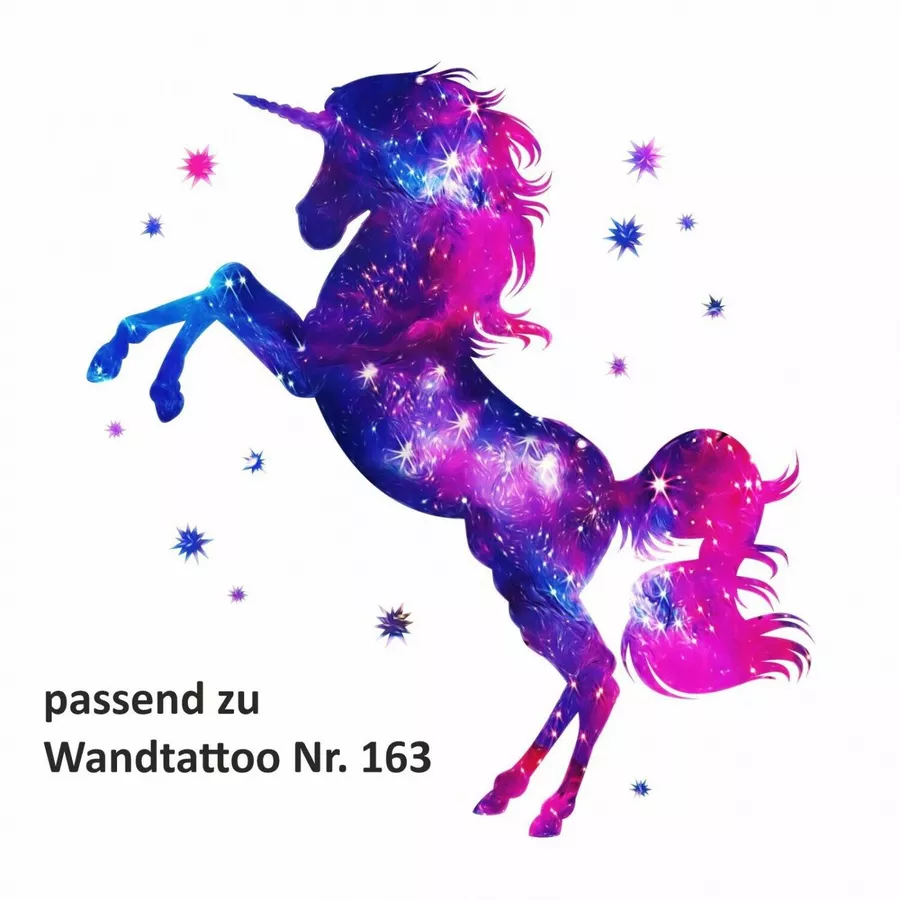 Nikima Wandtattoo 230 Wandtattoo Sterne lila pink bunt