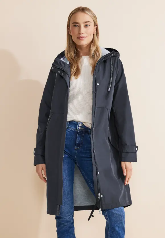 Doubleface Teflon Parka - gravity blue
