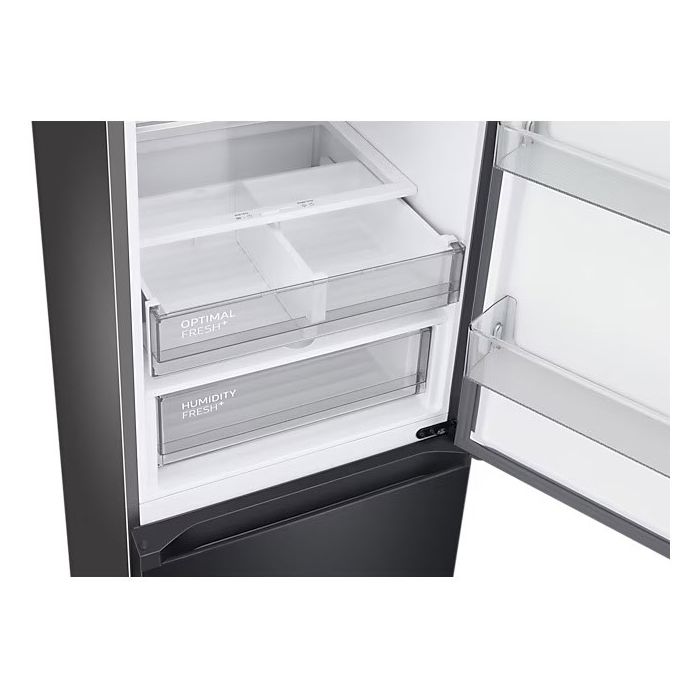 Samsung Kühl-Gefrierkombination Bespoke RL38C7B5BB1/EG Black Steel