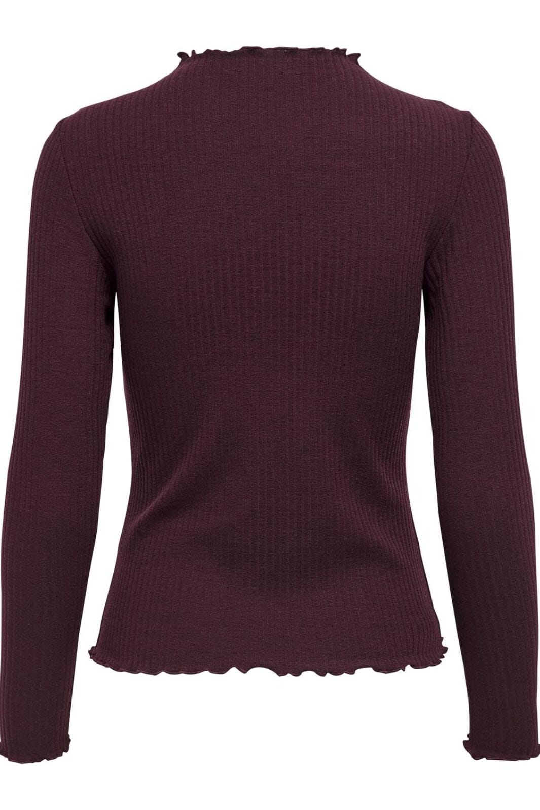 Only Onlemma L/S High Neck Top 3437408 madder brown 1