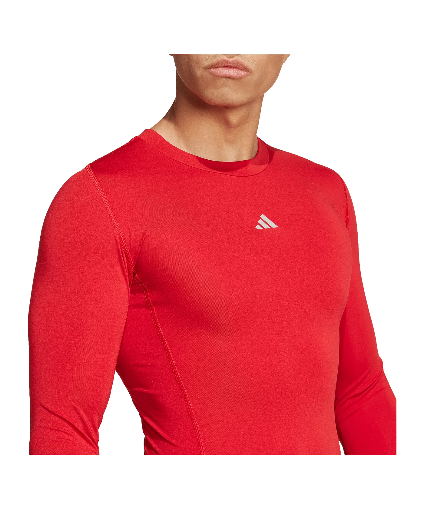 adidas Techfit Sweatshirt Rot