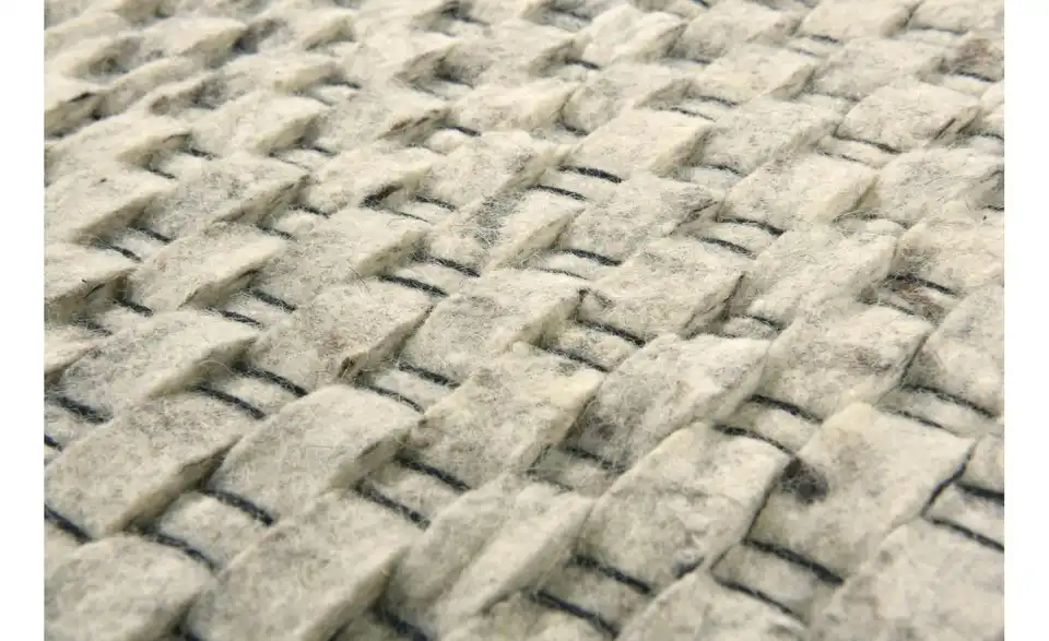 Naturteppich 70x140 cm Creme