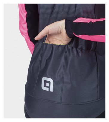 Veste Manches Longues Femme Alé Gradient Rose Fluo/Noir