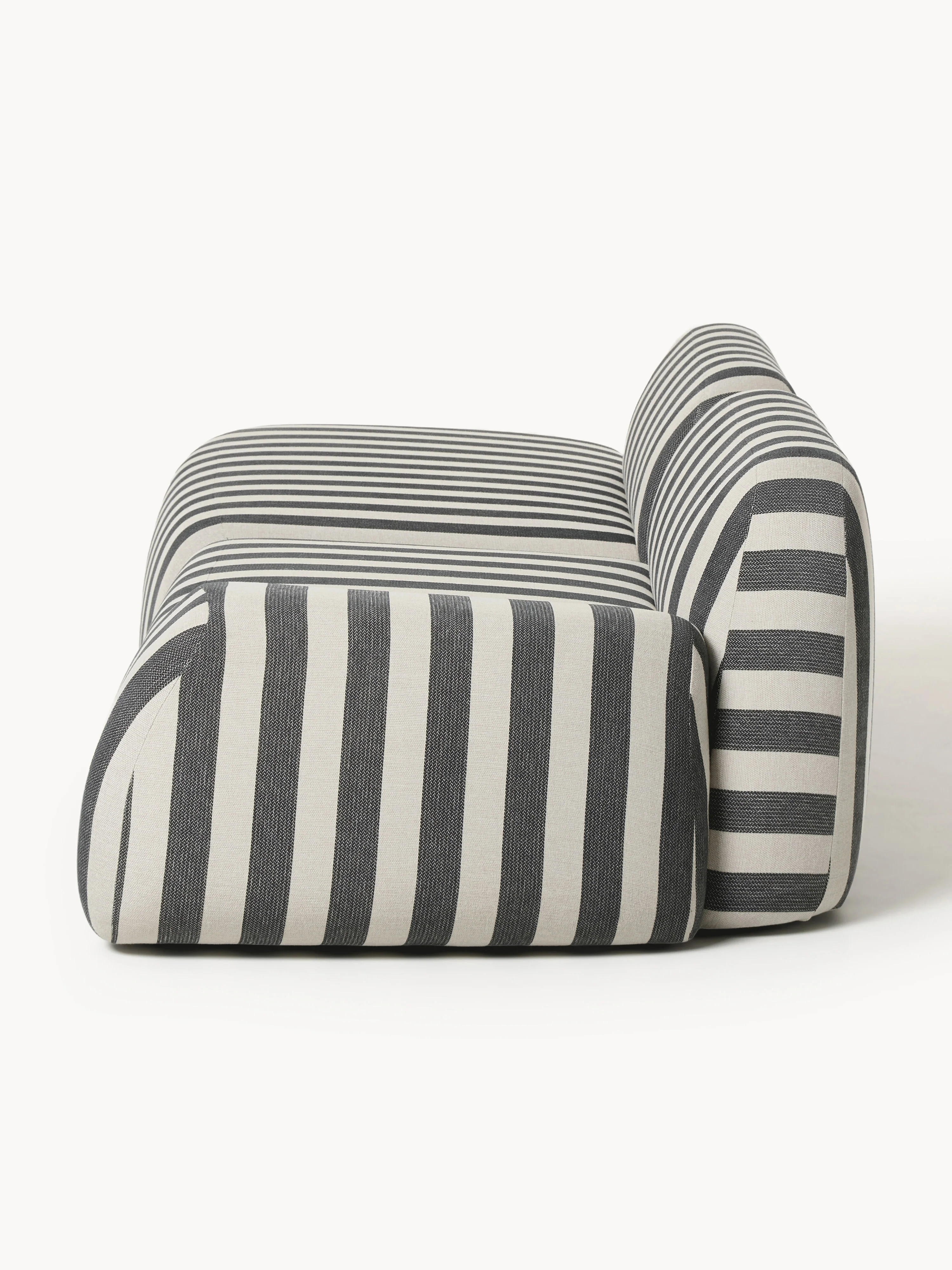 Gestreepte chaise longue-module Wolke