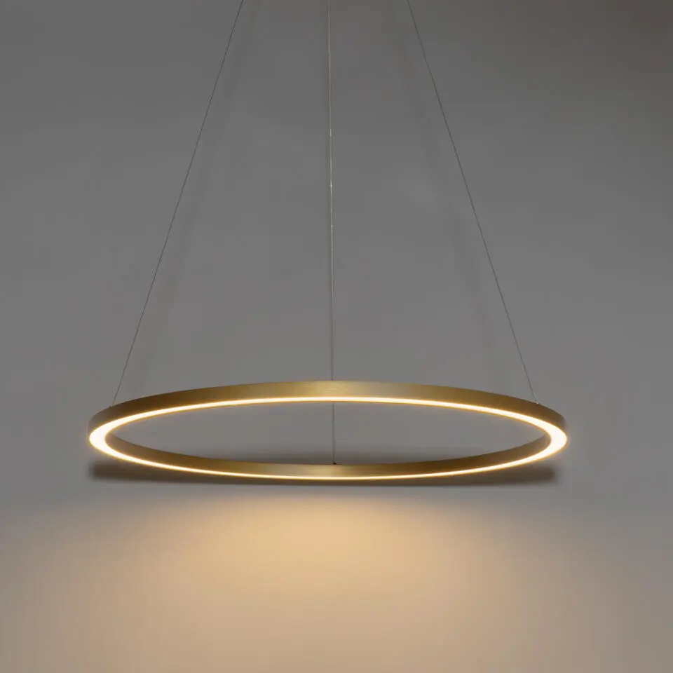Qazqa professional hanglampen girello goudkleurig geïntegreerde led