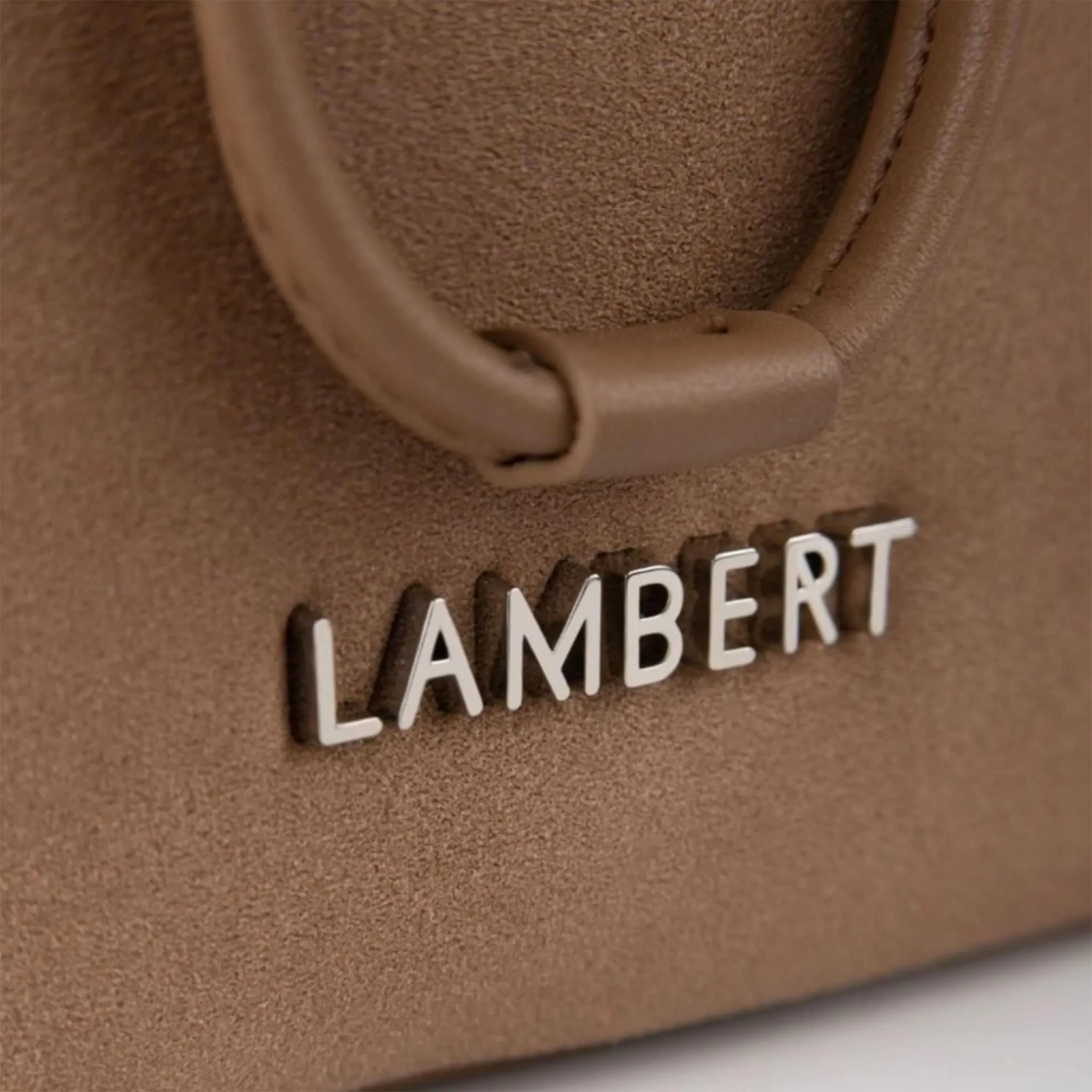 Lambert Sac Bucket 2-en-1 en Microsuède Vegan Camilla - Taupe Downtown