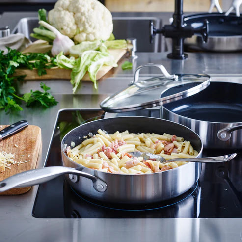 GreenPan Geneva Hapjespan 24 cm RVS