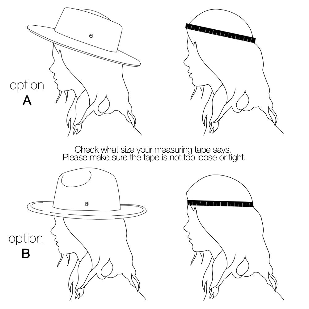 Moonrise hoed fedora Luna - zwart