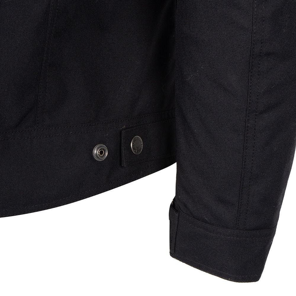 Helstons - Blouson Elron tissu technique Noir / Beige / Orange