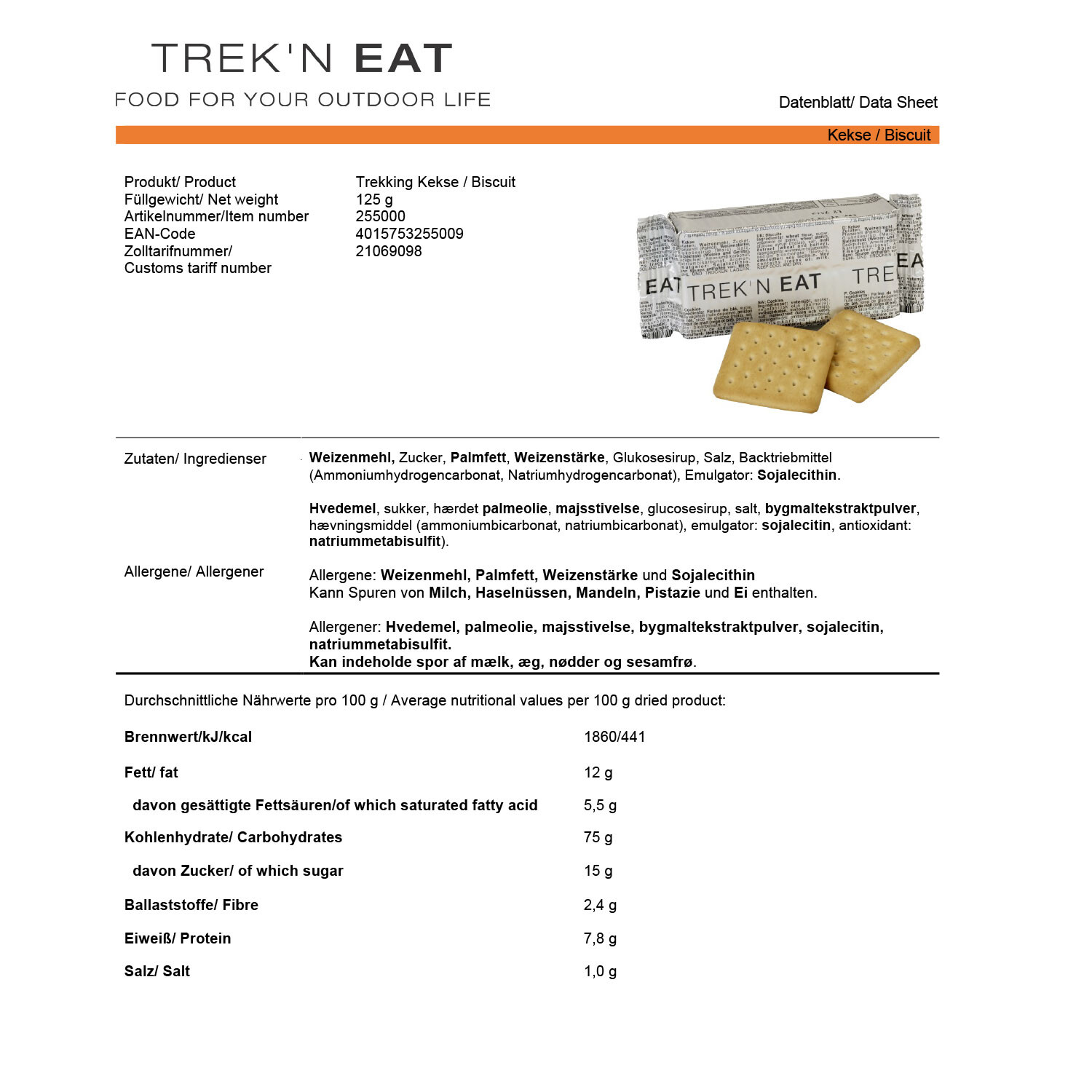 Trek N Eat Trekking Biscuits