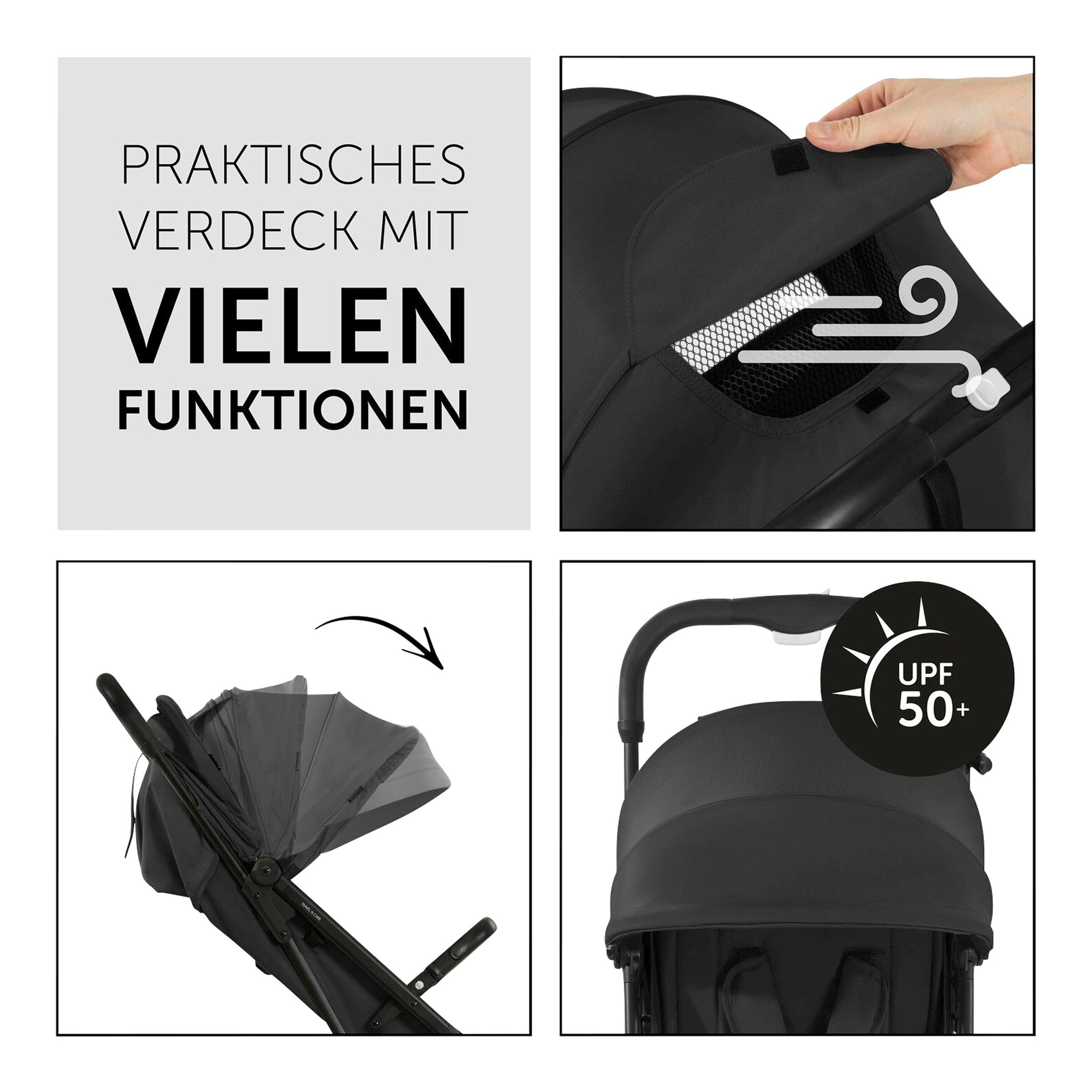 Hauck Buggy TravelNCare black
