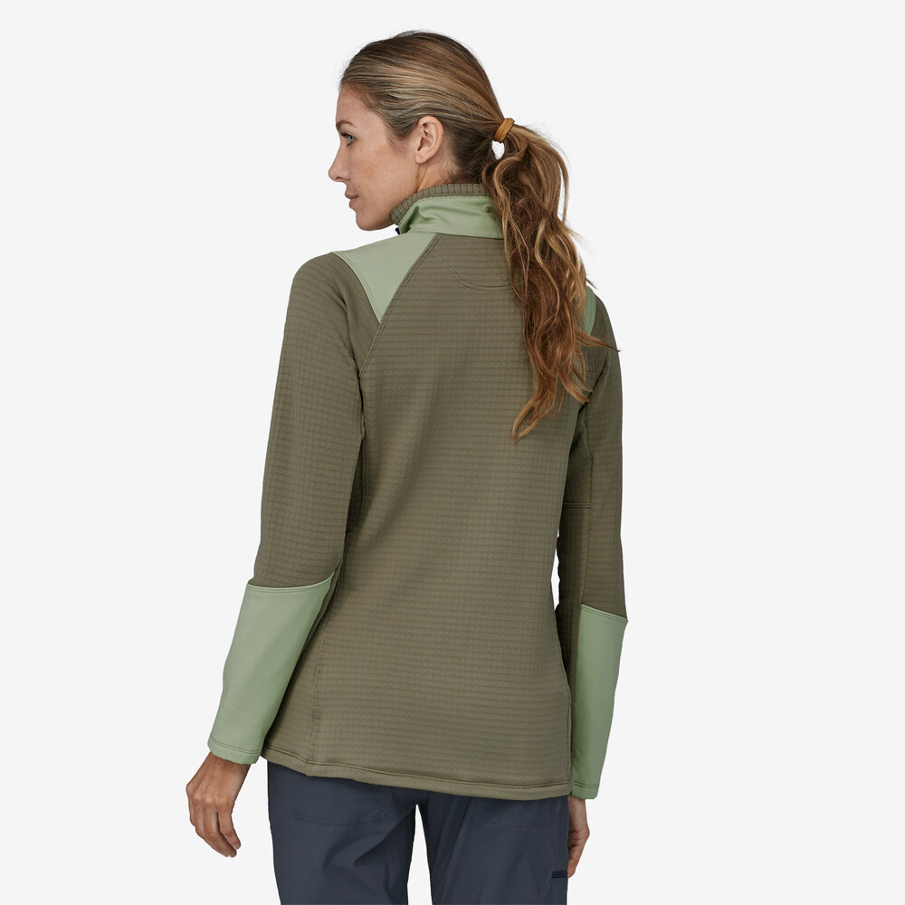 Damen Langarmshirt R1 Fitz Roy Trout 1/4-Zip